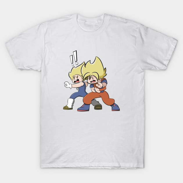 Goku and vegeta T-Shirt by Slayerem